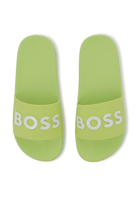 Ciabatte con logo HUGO BOSS KIDS | J51643607